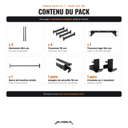 Power Rack CS-1 kit 204 cm