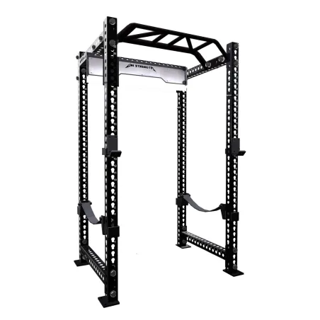 Power Rack CS-1 204 cm, 4 montants, barre multiprise | Pack complet