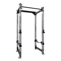Power Rack CS-1 236 cm lackiert, 4 Pfosten, gerade Klimmzugstange | Komplettset
