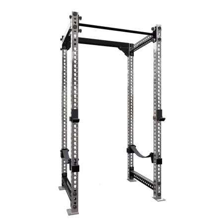 Power Rack CS-1 236 cm lackiert, 4 Pfosten, gerade Klimmzugstange | Komplettset