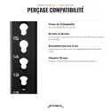 Power Rack CS-1 236 cm acier vernis, 4 montants, barre droite | Pack complet - vue 4