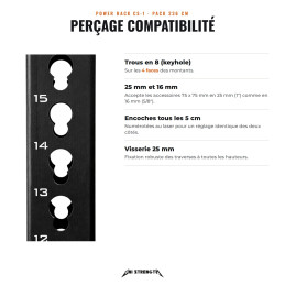 CS-1 Power Rack pack 236 cm