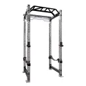 Power Rack CS-1 236 cm acciaio verniciato, 4 montanti, barra multipresa | Kit completo
