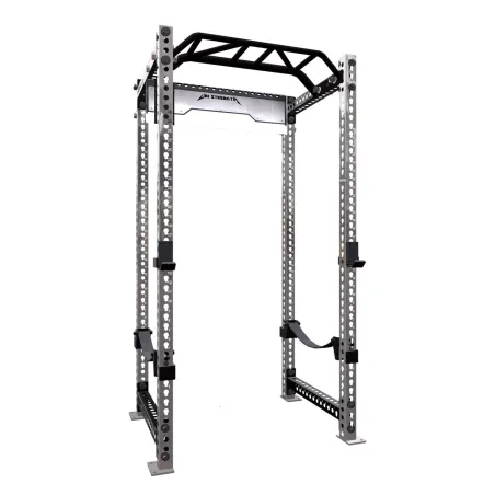 Power Rack CS-1 236 cm acciaio verniciato, 4 montanti, barra multipresa | Kit completo