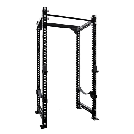 Power Rack CS-1 236 cm nero, 4 montanti, barra dritta | Kit completo