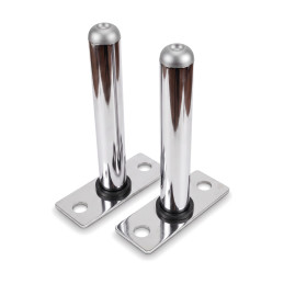 CS-1 Gewichtsscheibenablagen 30 cm, verchromt, paarweise