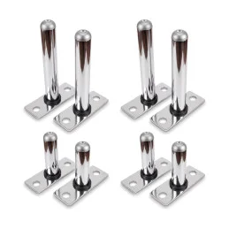 Pack rangements de poids CS-1, 2 paires 15 cm et 2 paires 30 cm chromées