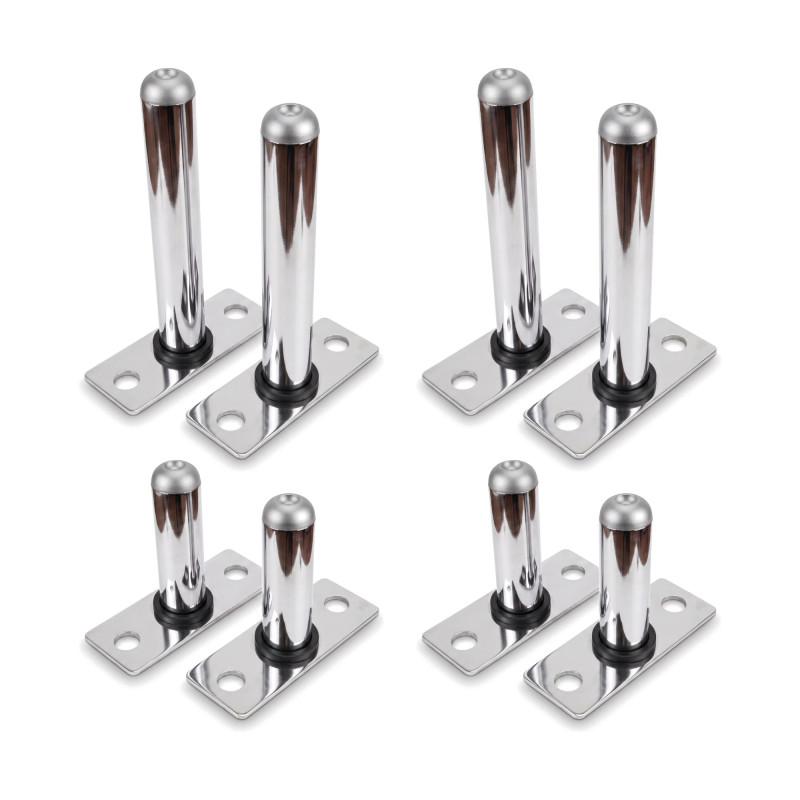 Set CS-1 Gewichtsablagen, 2 Paar 15 cm und 2 Paar 30 cm, verchromt