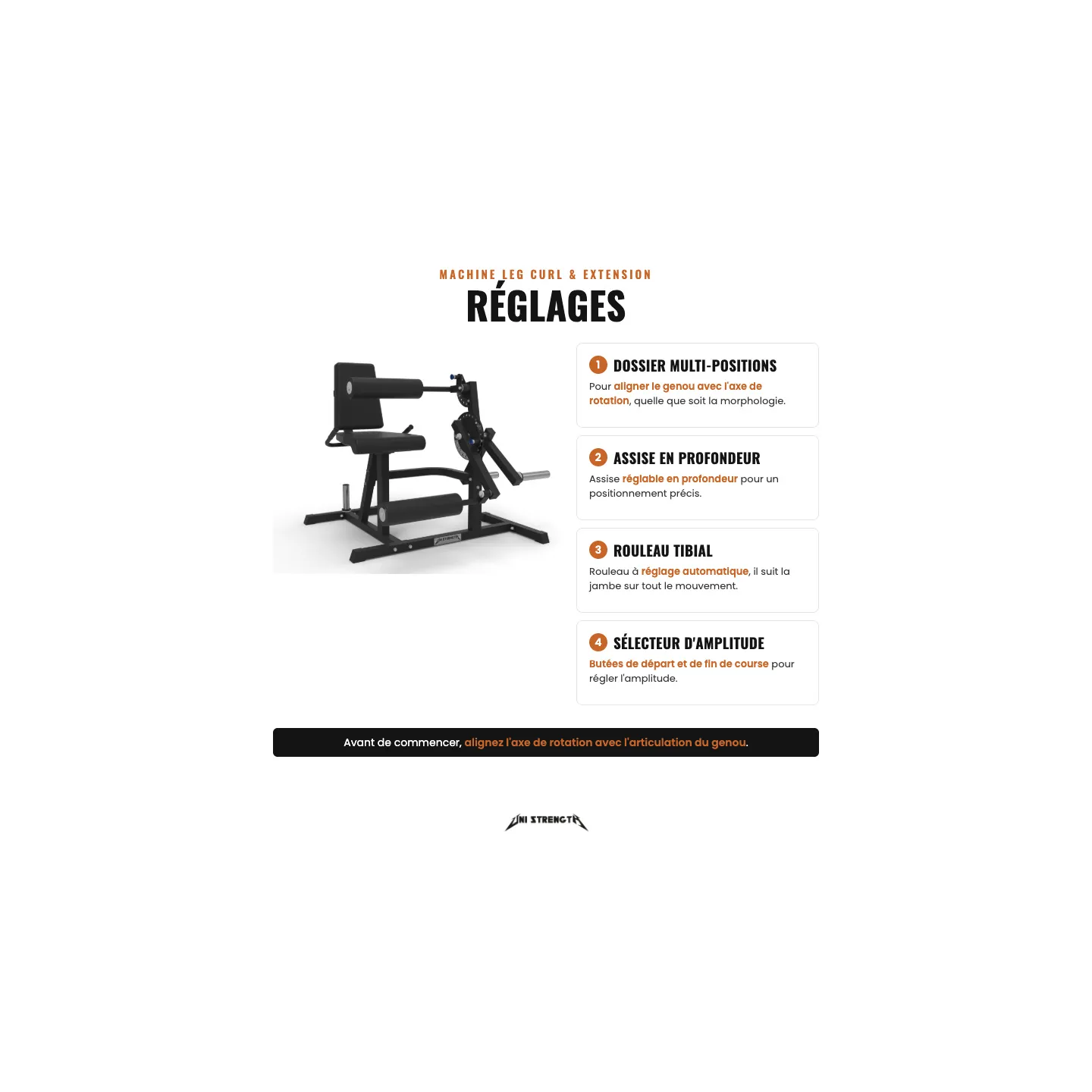 Machine Leg Curl & Extension Assis - vue 6