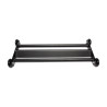 Glute Ham Roller Uni Strength, rullo in acciaio a 4 ruote per femorali e glutei