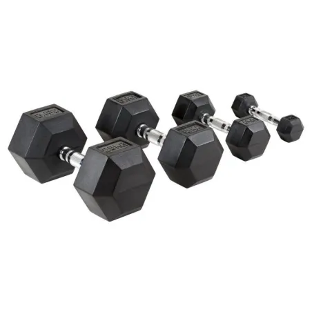 Pack mancuernas hexagonales de 52,5 a 60 kg