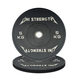 Uni Strength Bumper Plate schwarz 5 kg