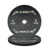 Disco bumper nero 5 kg Uni Strength