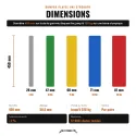 Disques Bumper Plates | Lot de 2 Poids Bumper de 5kg à 25kg - vue 34