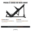 Kombimaschine Hackenschmidt und Beinpresse 45°, max. Last 500 kg - Ansicht 4