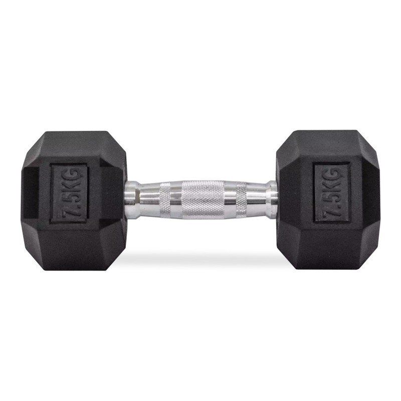 Sechseckige Gummihanteln 2,5-70 kg - Paar