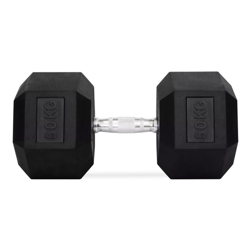 Sechseckige Gummihanteln 2,5-70 kg - Paar