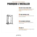 Puleggia alta/bassa CS-Basic per power rack - vista 3