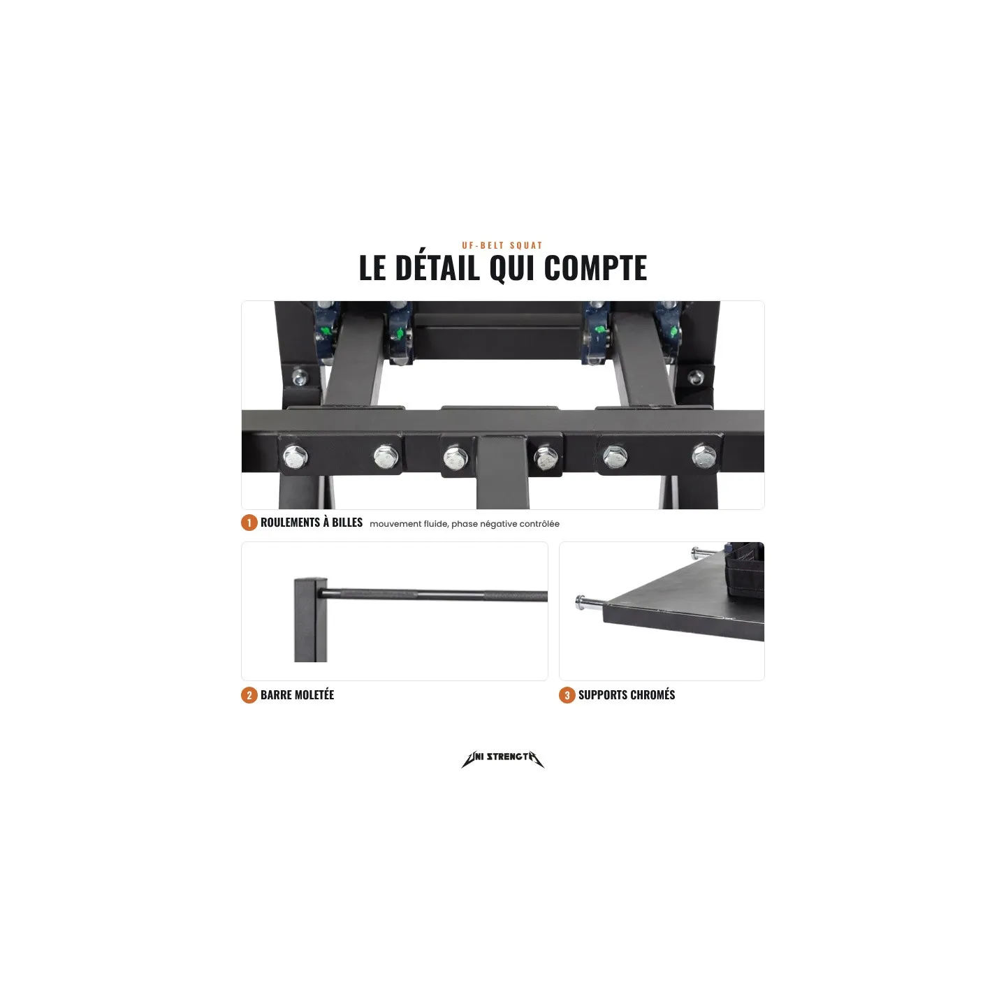 Macchina Belt Squat con Cintura UF-Belt Squat, Carico 350 kg - vista 7