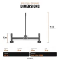 Deadlift Jack Pro Roller, Barbell Jack with Rollers - view 8