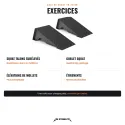 Cuña para Sentadilla de Acero, Squat Wedge 20° para Cuádriceps (par) - vista 5
