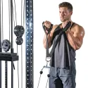 Sangle Triceps Multi pour poulie, 2 poignées rembourrées - vue 12