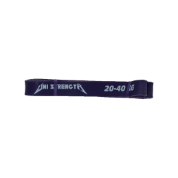 Elastico viola per muscolazione, da 20 a 40 kg, sfondo bianco