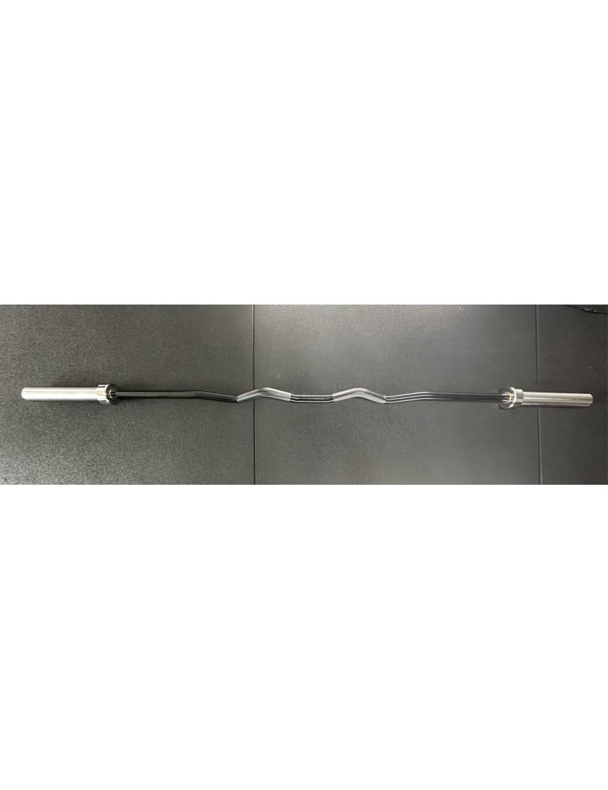 Barra Curl EZ rackable - Barra curva per bicipiti e tricipiti