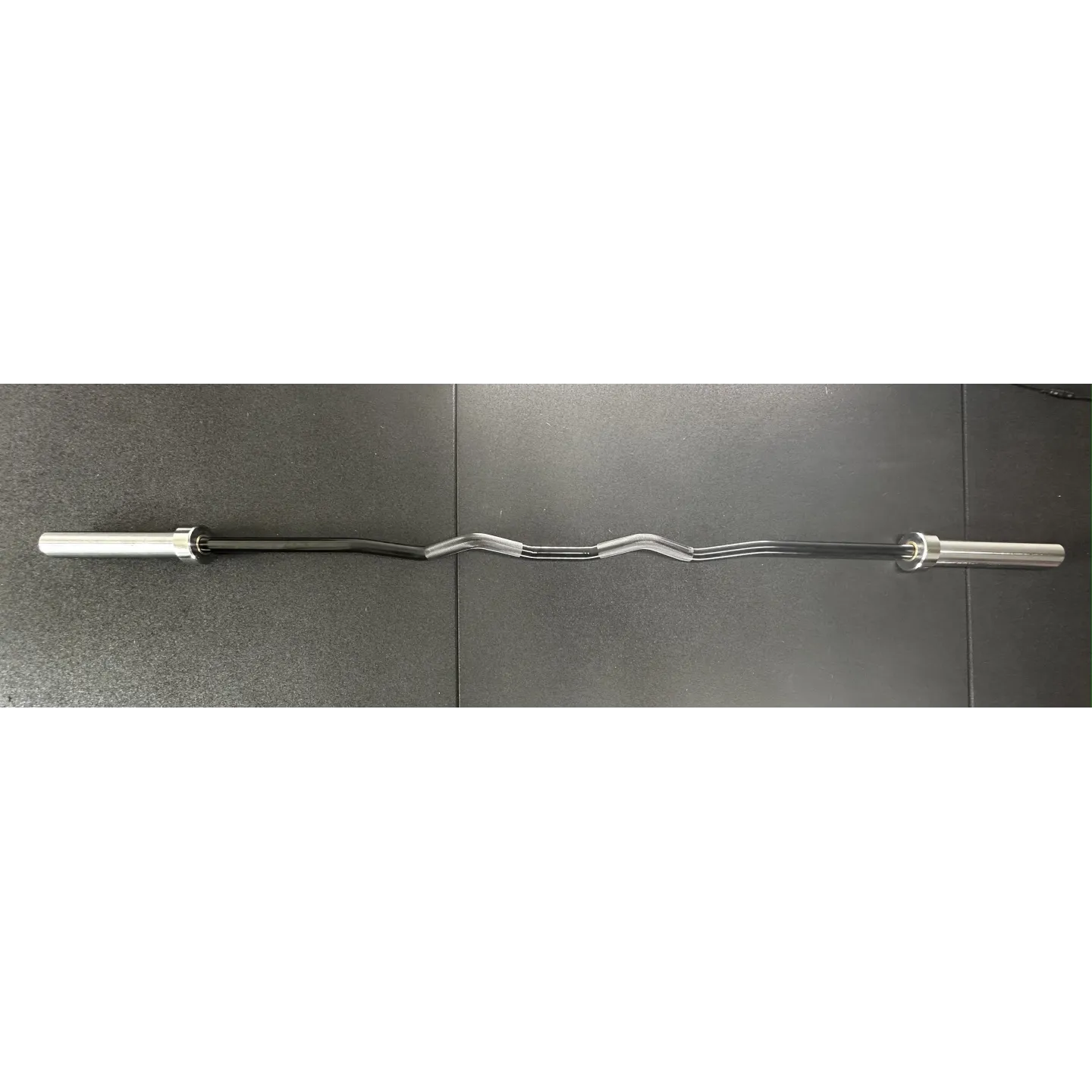 EZ-Curlstange rackable - Gebogene Stange für Bizeps und Trizeps - Ansicht 4