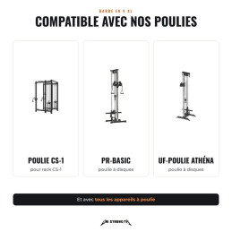 V-bar compatible with our pulleys