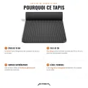 Thick 10 mm Exercise and Yoga Mat, 185 x 61 cm - view 2
