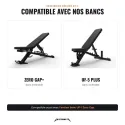 UF-1 Decline Attachment for Weight Bench, Leg Roller for Zero Gap+ and UF-5 - view 6