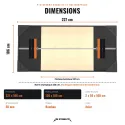 Deadlift Platform, Weightlifting Platform 227 x 106 cm - view 4