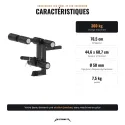 Accesorio curl y extensión de piernas para banco Zero Gap+, carga con discos - vista 2
