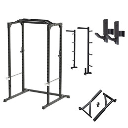 Pack CS-Basic: gabbia squat, barre dips, secondo paio di J-cups ed estensione di stoccaggio