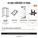 Set CS-Basic | Squat-Käfig, Dips, Hoch-/Tiefzug und J-Cups - Ansicht 2