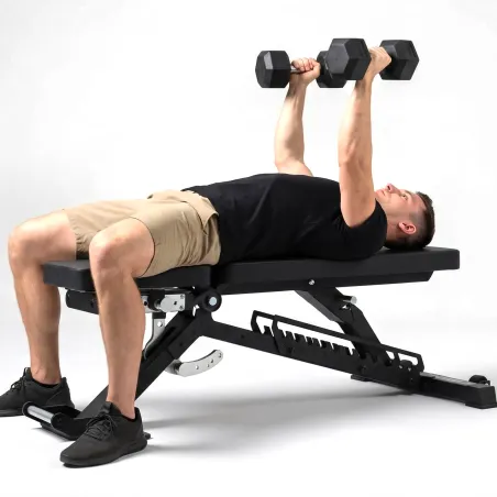 Banc Zero Gap+ en développé couché aux haltères