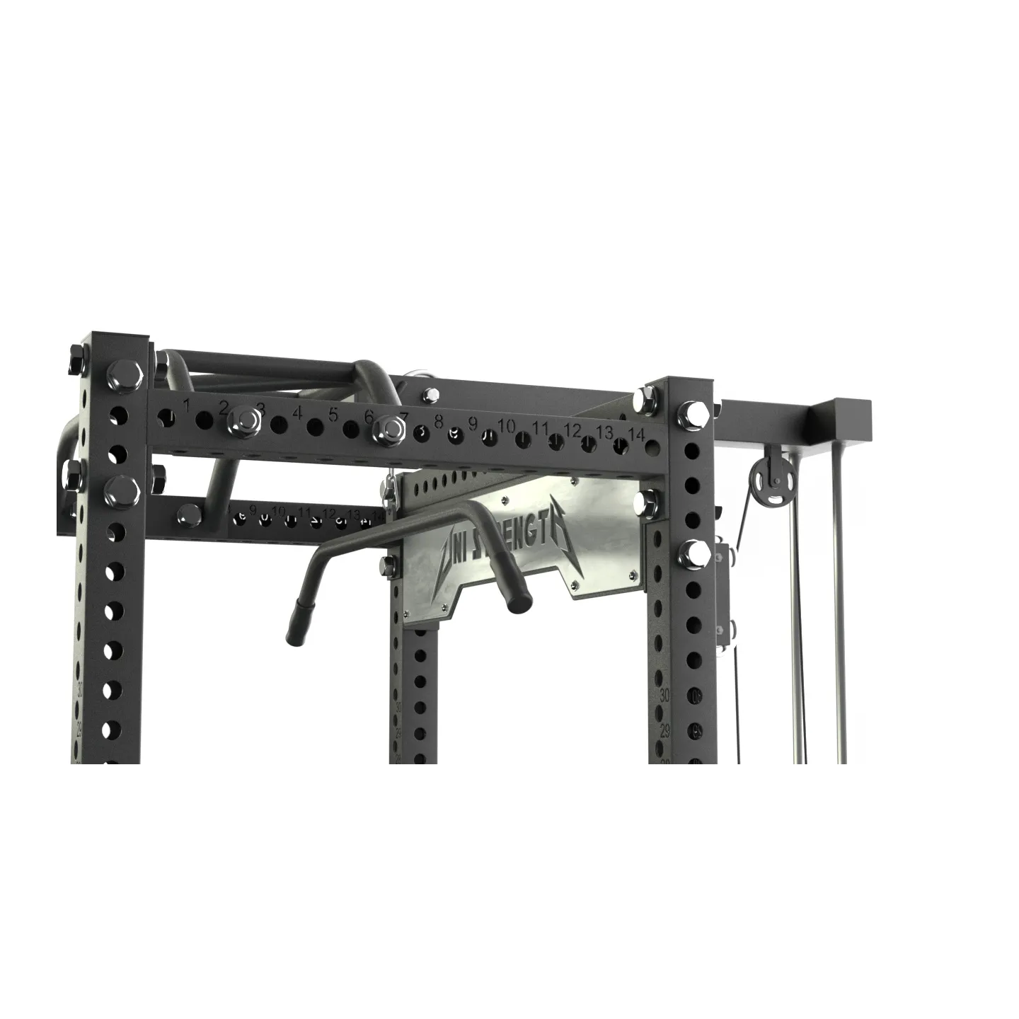 High and Low Pulley, Extension for Power Rack CS-1 - view 4