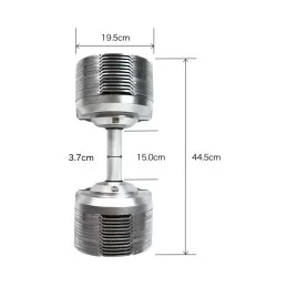 Manubri regolabili 41,5 kg - Coppia - incrementi da 1,5 kg