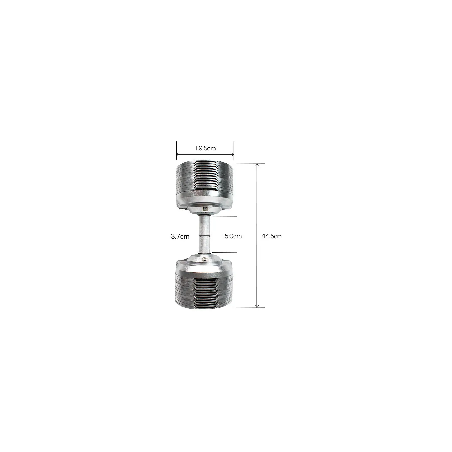 Haltères réglables et modulables de 41.5kg - Paire - Paliers 1,5 kg - vue 2