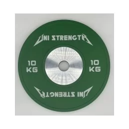 Bumper da competizione 25 kg rosso Uni Strength, vista a 55°
