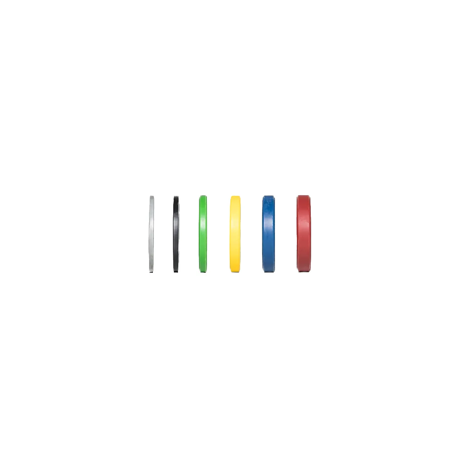 PACK Disques de poids Bumper Plate Multicolor Set 100 kg - vue 6