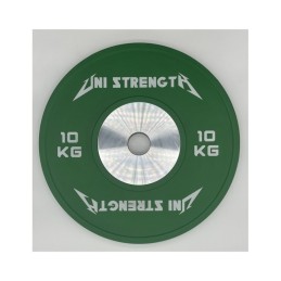 10kg green competition bumper plate (x2)
