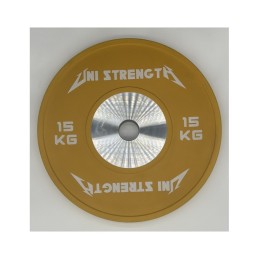 Disco para bumper da 15 kg da competizione giallo (x2)