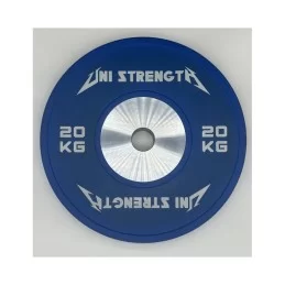 Wettkampf-Bumper-Scheibe Blau 20 kg (x2)