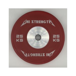 Disco Bumper da Competizione 25 Kg Rosso (x2)