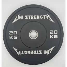 Bumper plate couleur 25 kg, vue en angle