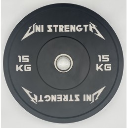 Disco bumper de color 25 kg, vista en ángulo