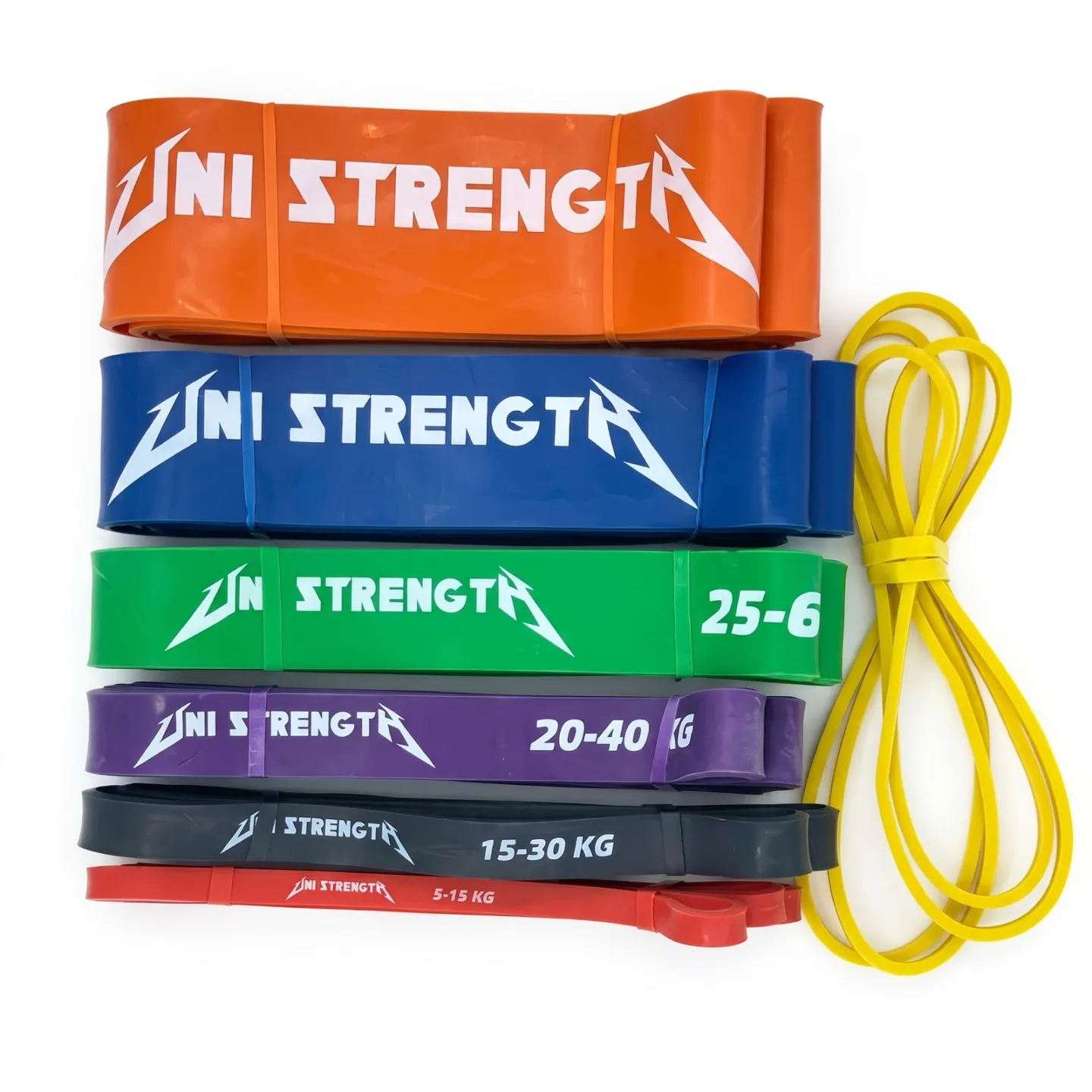 Resistance Bands, Training Bands from 2 to 100 kg