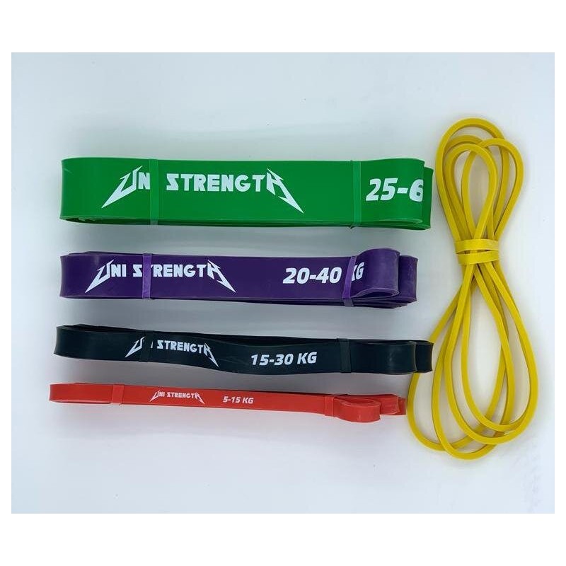 Kit di elastici per bodybuilding da 5 pezzi UniStrength